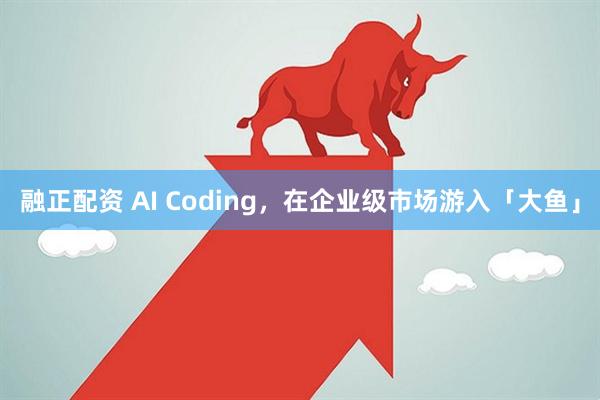 融正配资 AI Coding，在企业级市场游入「大鱼」
